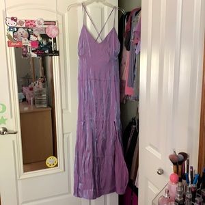 Forever 21 iridescent maxi dress size Medium
